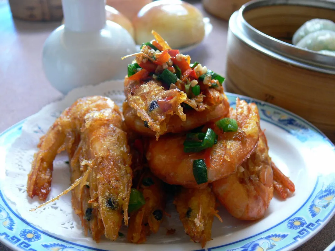 Tôm càng chiên tỏi